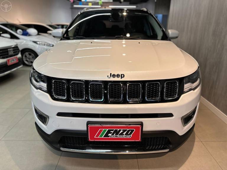 JEEP - COMPASS 2.0 16V FLEX LIMITED AUTOMÁTICO - 2019/2019 - BRANCA - R$ 112.900,00