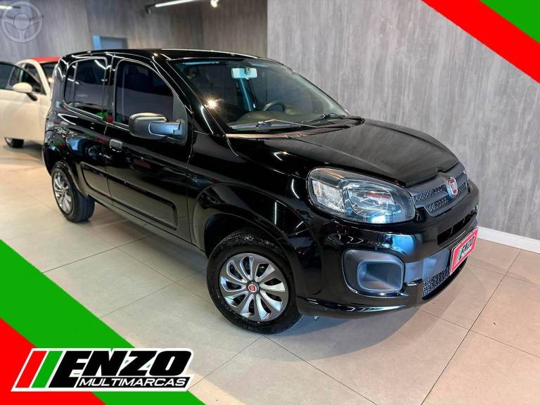 FIAT - UNO 1.0 EVO ATTRACTIVE 8V FLEX 4P MANUAL - 2018/2019 - PRETA - R$ 42.900,00