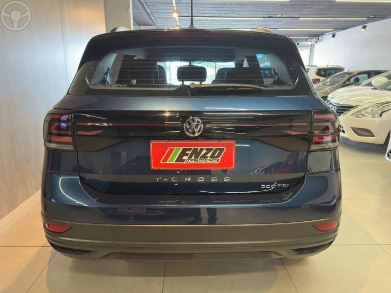 VOLKSWAGEN - T-CROSS 1.0 TSI 12V FLEX 4P AUTOMÁTICO - 2021/2021 - AZUL - R$ 98.900,00