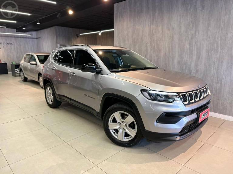 JEEP - COMPASS 1.3 SPORT T270 16V TURBO FLEX 4P AUTOMÁTICO - 2021/2022 - PRATA - R$ 112.900,00