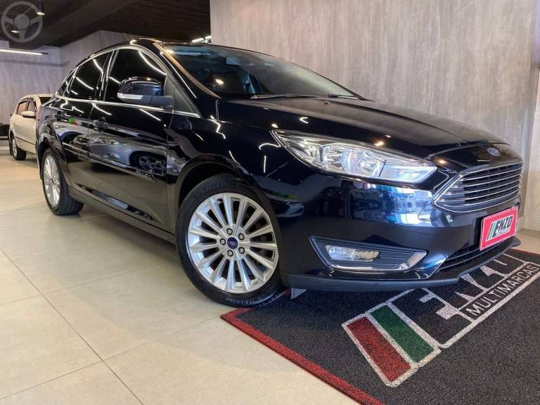 FORD - FOCUS 2.0 TITANIUM SEDAN 16V FLEX 4P AUTOMÁTICO - 2016/2017 - PRETA - R$ 69.900,00