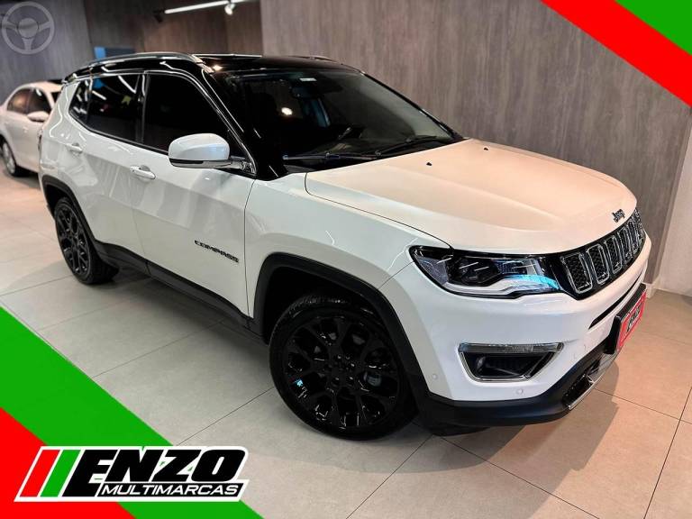 JEEP - COMPASS 2.0 16V FLEX LIMITED AUTOMÁTICO - 2019/2019 - BRANCA - R$ 112.900,00