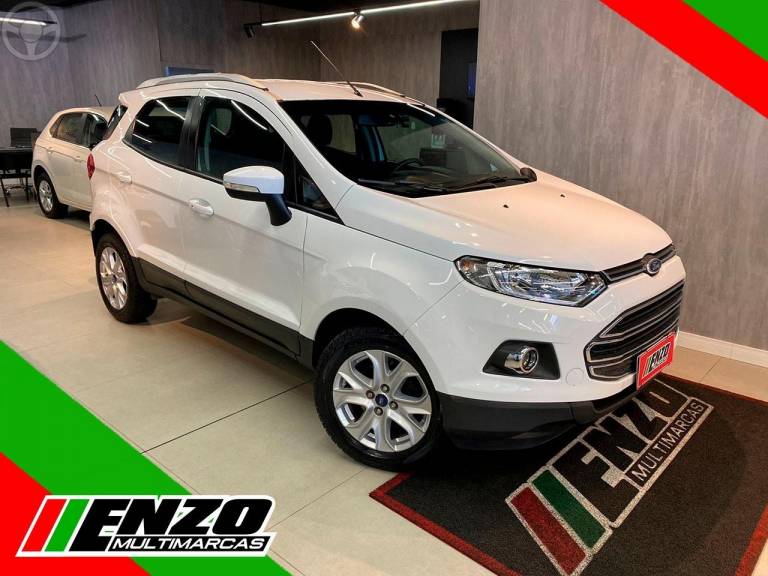 FORD - ECOSPORT 2.0 TITANIUM 16V FLEX 4P AUTOMÁTICO - 2013/2014 - BRANCA - R$ 56.900,00