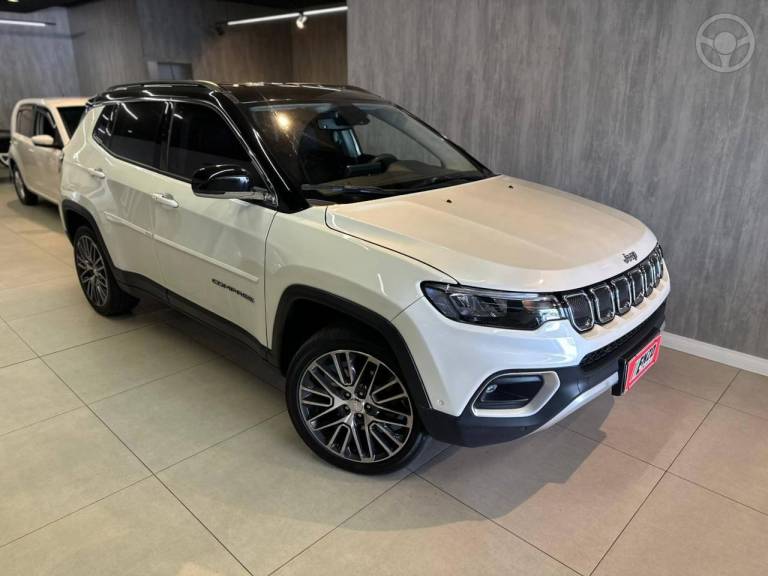 JEEP - COMPASS 2.0 LIMITED TD350 TURBO DIESEL 4X4 4P AUTOMÁTICO - 2022/2023 - BRANCA - R$ 161.900,00