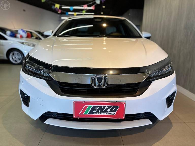 HONDA - CITY 1.5 SEDAN TOURING 16V FLEX 4P AUTOMÁTICO - 2022/2022 - BRANCA - R$ 107.900,00