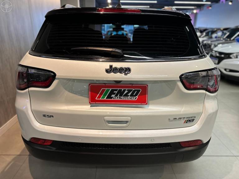 JEEP - COMPASS 2.0 16V FLEX LIMITED AUTOMÁTICO - 2019/2019 - BRANCA - R$ 112.900,00