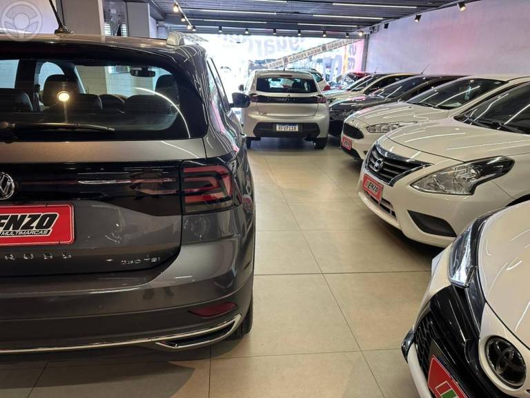 VOLKSWAGEN - T-CROSS 1.4 HIGHLINE TSI 16V FLEX 4P AUTOMÁTICO - 2020/2021 - CINZA - R$ 117.900,00