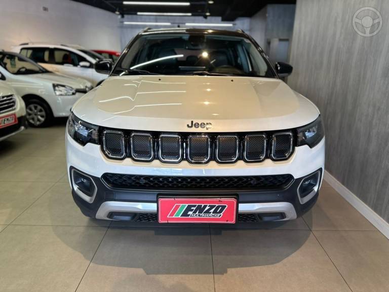 JEEP - COMPASS 2.0 LIMITED TD350 TURBO DIESEL 4X4 4P AUTOMÁTICO - 2022/2023 - BRANCA - R$ 161.900,00