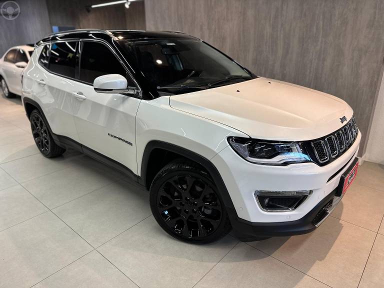JEEP - COMPASS 2.0 16V FLEX LIMITED AUTOMÁTICO - 2019/2019 - BRANCA - R$ 112.900,00