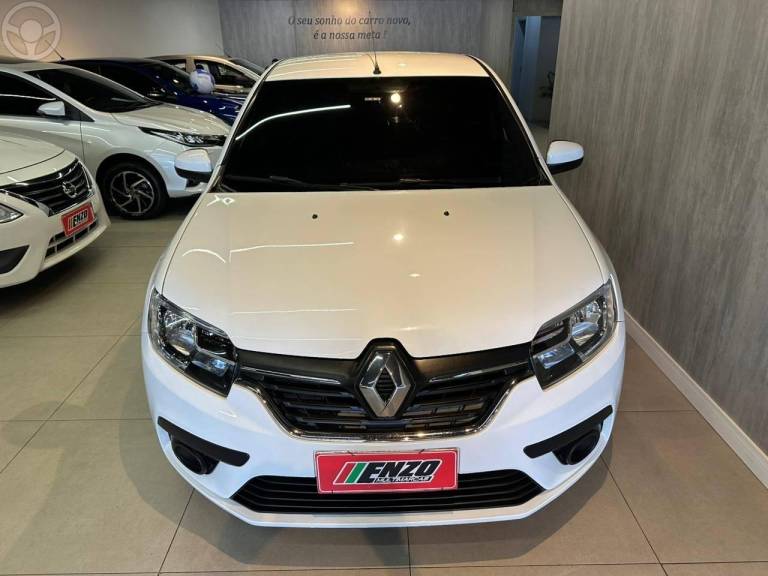 RENAULT - LOGAN 1.0 ZEN 12V FLEX 4P MANUAL - 2019/2020 - BRANCA - R$ 47.900,00