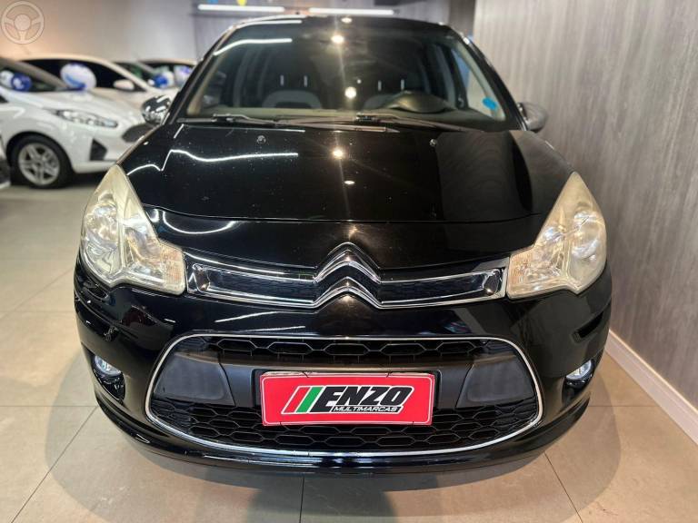 CITROËN - C3 1.6 EXCLUSIVE 16V FLEX 4P MANUAL - 2012/2013 - PRETA - R$ 37.900,00