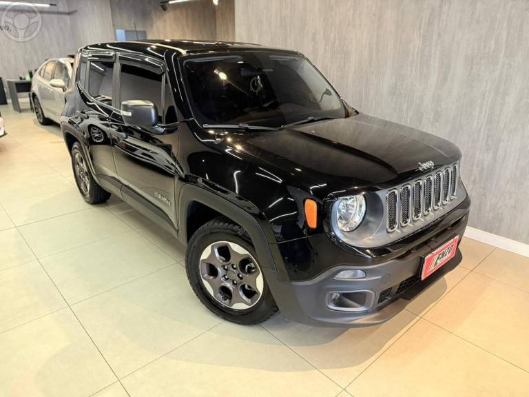 JEEP - RENEGADE 1.8 16V FLEX SPORT 4P MANUAL - 2015/2016 - PRETA - R$ 68.900,00