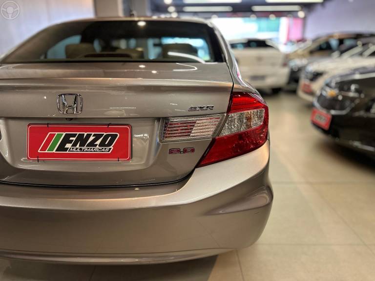 HONDA - CIVIC 2.0 EXR 16V FLEX 4P AUTOMÁTICO - 2013/2014 - CINZA - R$ 79.900,00