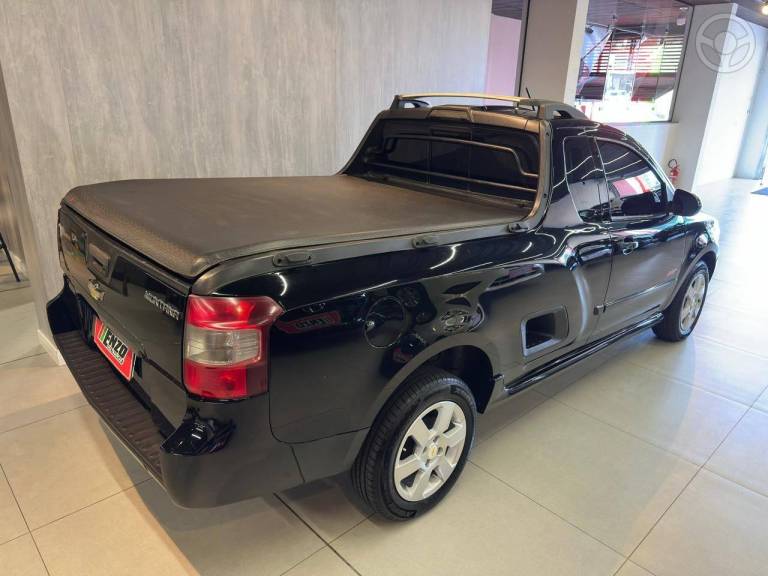 CHEVROLET - MONTANA 1.4 MPFI SPORT CS 8V FLEX 2P MANUAL - 2010/2011 - PRETA - R$ 44.900,00