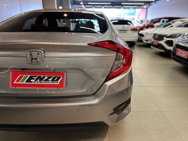 HONDA - CIVIC 2.0 EXL 16V FLEX 4P AUTOMÁTICO - 2018/2019 - PRATA - R$ 115.900,00