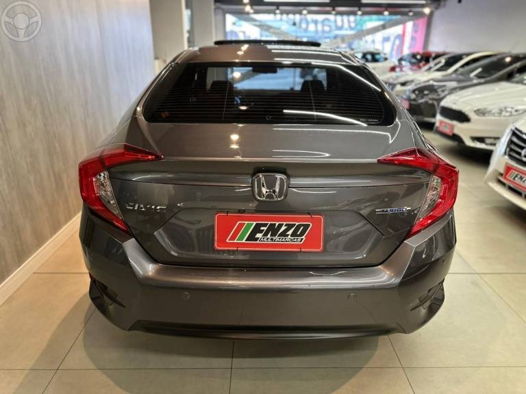 HONDA - CIVIC 1.5 16V TOURING TURBO 4P AUTOMÁTICO - 2017/2017 - CINZA - R$ 125.900,00