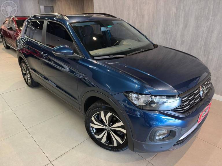 VOLKSWAGEN - T-CROSS 1.0 TSI 12V FLEX 4P AUTOMÁTICO - 2021/2021 - AZUL - R$ 98.900,00