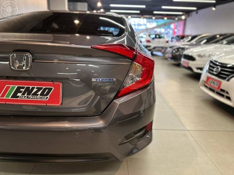 HONDA - CIVIC 1.5 16V TOURING TURBO 4P AUTOMÁTICO - 2017/2017 - CINZA - R$ 125.900,00
