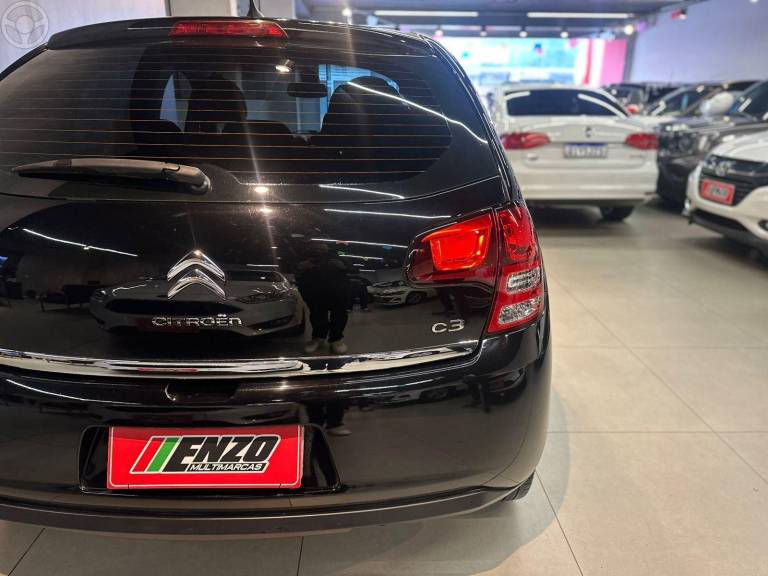 CITROËN - C3 1.6 EXCLUSIVE 16V FLEX 4P MANUAL - 2012/2013 - PRETA - R$ 37.900,00