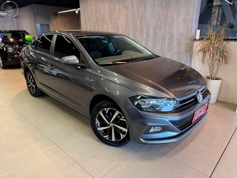 VOLKSWAGEN - VIRTUS 1.0 200 TSI COMFORTLINE AUTOMÁTICO - 2021/2022 - CINZA - R$ 90.900,00