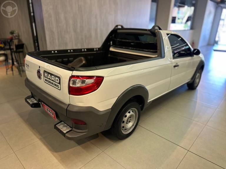 FIAT - STRADA 1.4 MPI HARD WORKING CS 8V FLEX 2P MANUAL - 2019/2020 - BRANCA - R$ 54.900,00