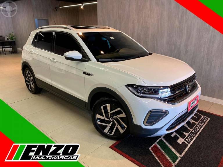 VOLKSWAGEN - T-CROSS 1.4 HIGHLINE TSI 16V FLEX 4P AUTOMÁTICO - 2024/2025 - BRANCA - R$ 181.900,00