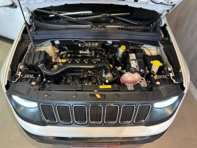 JEEP - RENEGADE 1.8 16V FLEX LONGITUDE 4P AUTOMÁTICO - 2021/2021 - BRANCA - R$ 89.900,00