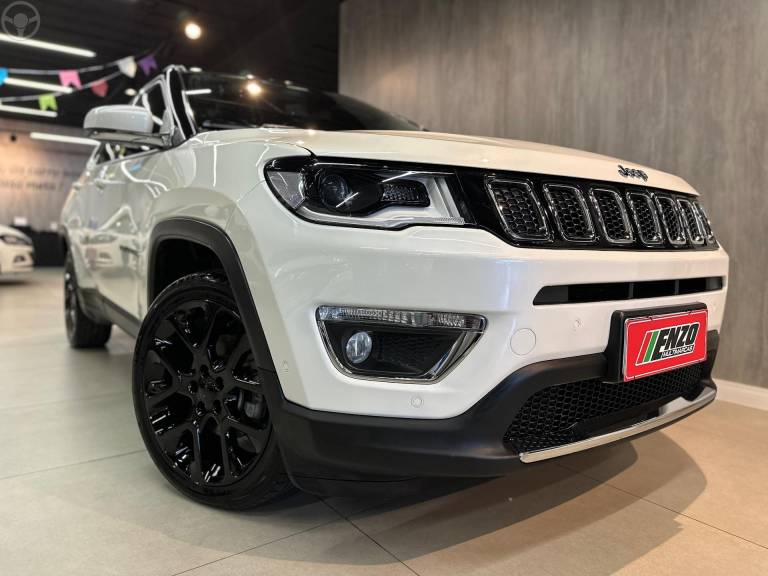 JEEP - COMPASS 2.0 16V FLEX LIMITED AUTOMÁTICO - 2019/2019 - BRANCA - R$ 112.900,00