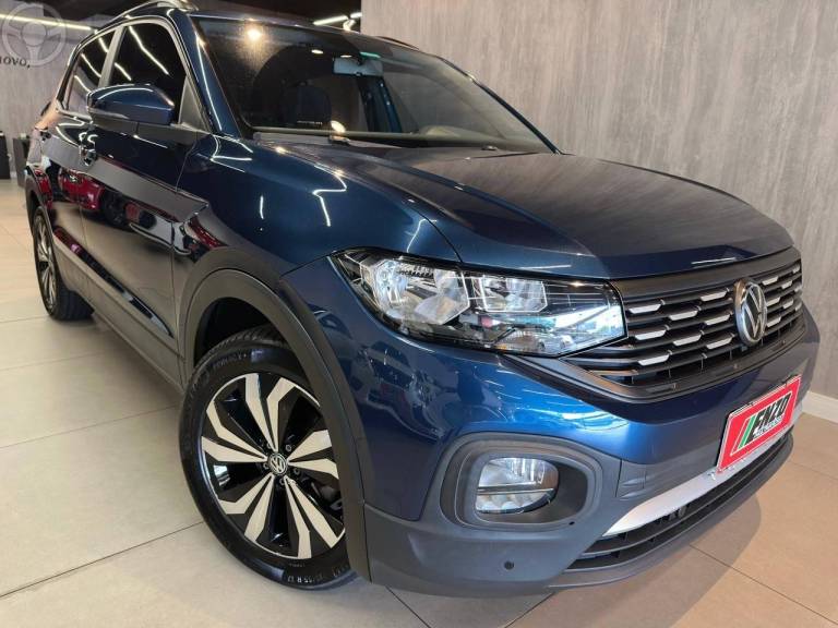 VOLKSWAGEN - T-CROSS 1.0 TSI 12V FLEX 4P AUTOMÁTICO - 2021/2021 - AZUL - R$ 98.900,00