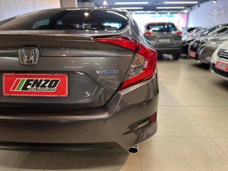 HONDA - CIVIC 1.5 16V TOURING TURBO 4P AUTOMÁTICO - 2017/2017 - CINZA - R$ 125.900,00