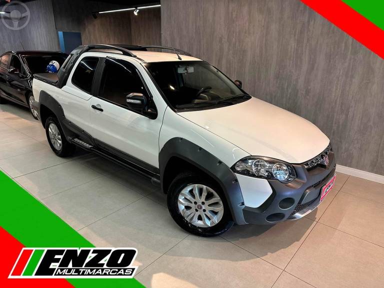 FIAT - STRADA 1.8 MPI ADVENTURE CD 8V FLEX 2P MANUAL - 2013/2013 - BRANCA - R$ 56.900,00