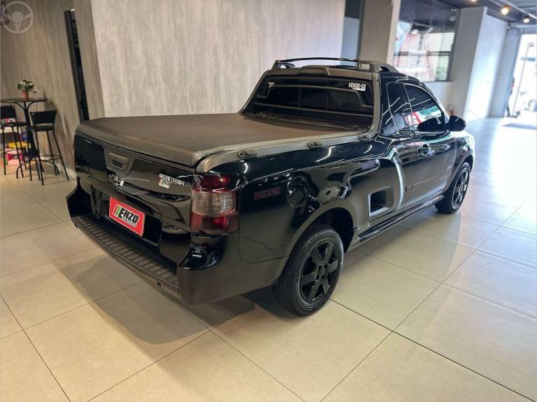 CHEVROLET - MONTANA 1.4 MPFI SPORT CS 8V FLEX 2P MANUAL - 2010/2011 - PRETA - R$ 45.900,00