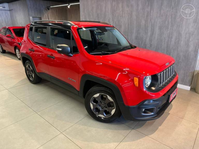 JEEP - RENEGADE 1.8 16V FLEX SPORT 4P AUTOMÁTICO - 2016/2016 - VERMELHA - R$ 71.900,00