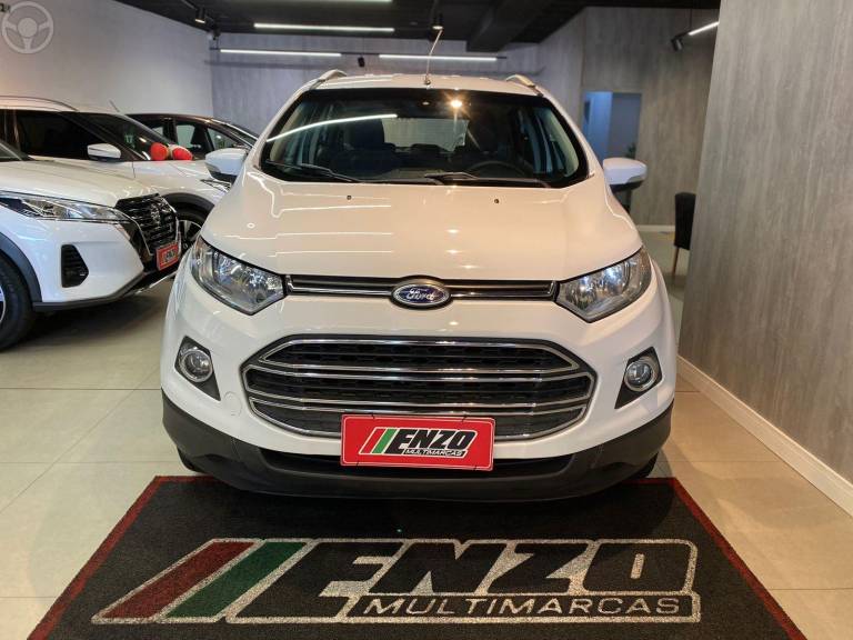 FORD - ECOSPORT 2.0 TITANIUM 16V FLEX 4P AUTOMÁTICO - 2013/2014 - BRANCA - R$ 56.900,00