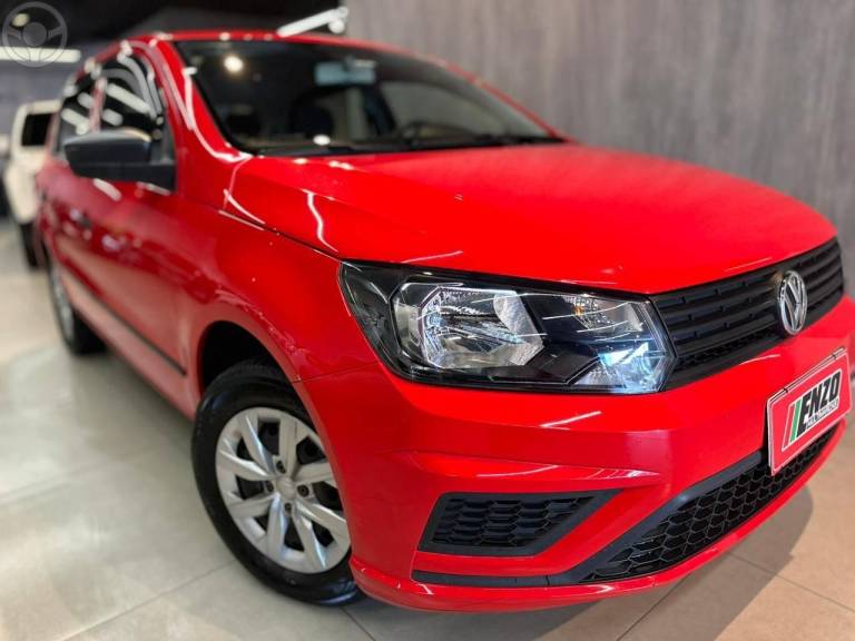 VOLKSWAGEN - GOL 1.0 12V MPI TOTALFLEX 4P MANUAL - 2022/2023 - VERMELHA - R$ 55.900,00