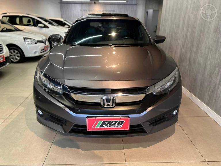 HONDA - CIVIC 1.5 16V TOURING TURBO 4P AUTOMÁTICO - 2017/2017 - CINZA - R$ 125.900,00