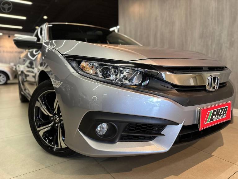 HONDA - CIVIC 2.0 EXL 16V FLEX 4P AUTOMÁTICO - 2018/2019 - PRATA - R$ 115.900,00