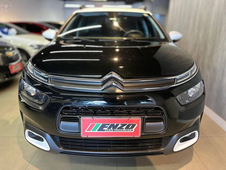 CITROËN - C4 CACTUS 1.6 VTI FEEL PACK FLEX 4P AUTOMATICO - 2019/2020 - PRETA - R$ 74.900,00