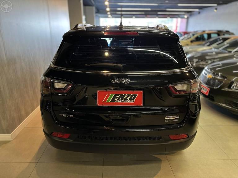 JEEP - COMPASS 1.3 LONGITUDE T270 16V TURBO 4X2 FLEX 4P AUTOMÁTICO - 2022/2022 - PRETA - R$ 134.900,00
