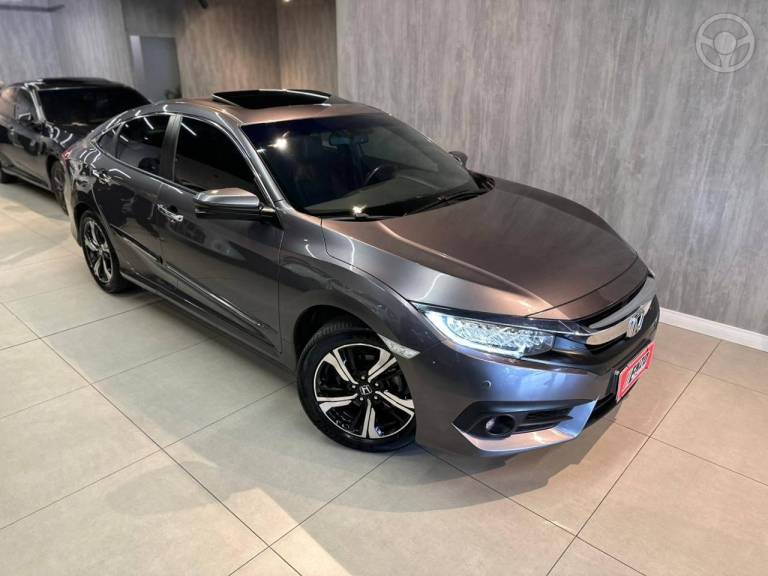 HONDA - CIVIC 1.5 16V TOURING TURBO 4P AUTOMÁTICO - 2017/2017 - CINZA - R$ 125.900,00