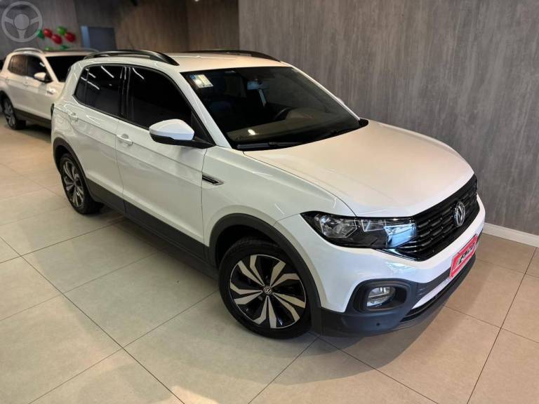 VOLKSWAGEN - T-CROSS 1.0 COMFORTLINE TSI FLEX 4P AUTOMÁTICO - 2021/2021 - BRANCA - R$ 104.900,00
