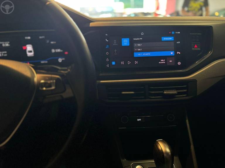 VOLKSWAGEN - VIRTUS 1.0 200 TSI COMFORTLINE AUTOMÁTICO - 2021/2022 - CINZA - R$ 90.900,00