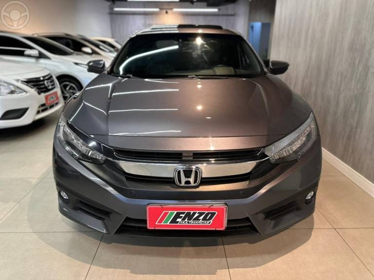 HONDA - CIVIC 1.5 16V TOURING TURBO 4P AUTOMÁTICO - 2017/2017 - CINZA - R$ 125.900,00