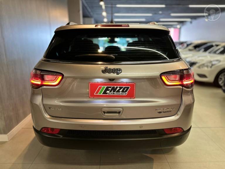 JEEP - COMPASS 1.3 SPORT T270 16V TURBO FLEX 4P AUTOMÁTICO - 2021/2022 - PRATA - R$ 105.900,00