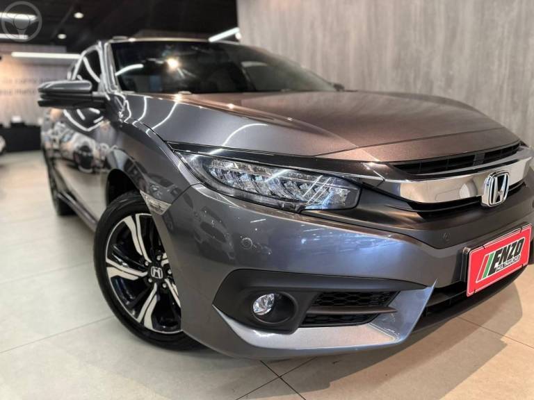 HONDA - CIVIC 1.5 16V TOURING TURBO 4P AUTOMÁTICO - 2017/2017 - CINZA - R$ 125.900,00