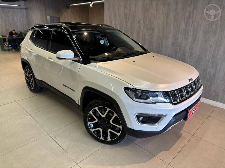 JEEP - COMPASS 2.0 16V DIESEL LIMITED 4X4 AUTOMÁTICO - 2020/2020 - BRANCA - R$ 123.900,00