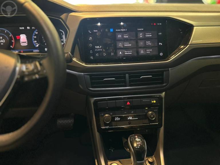 VOLKSWAGEN - T-CROSS 1.0 COMFORTLINE TSI FLEX 4P AUTOMÁTICO - 2021/2021 - BRANCA - R$ 104.900,00