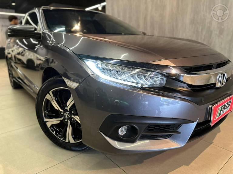HONDA - CIVIC 1.5 16V TOURING TURBO 4P AUTOMÁTICO - 2017/2017 - CINZA - R$ 125.900,00
